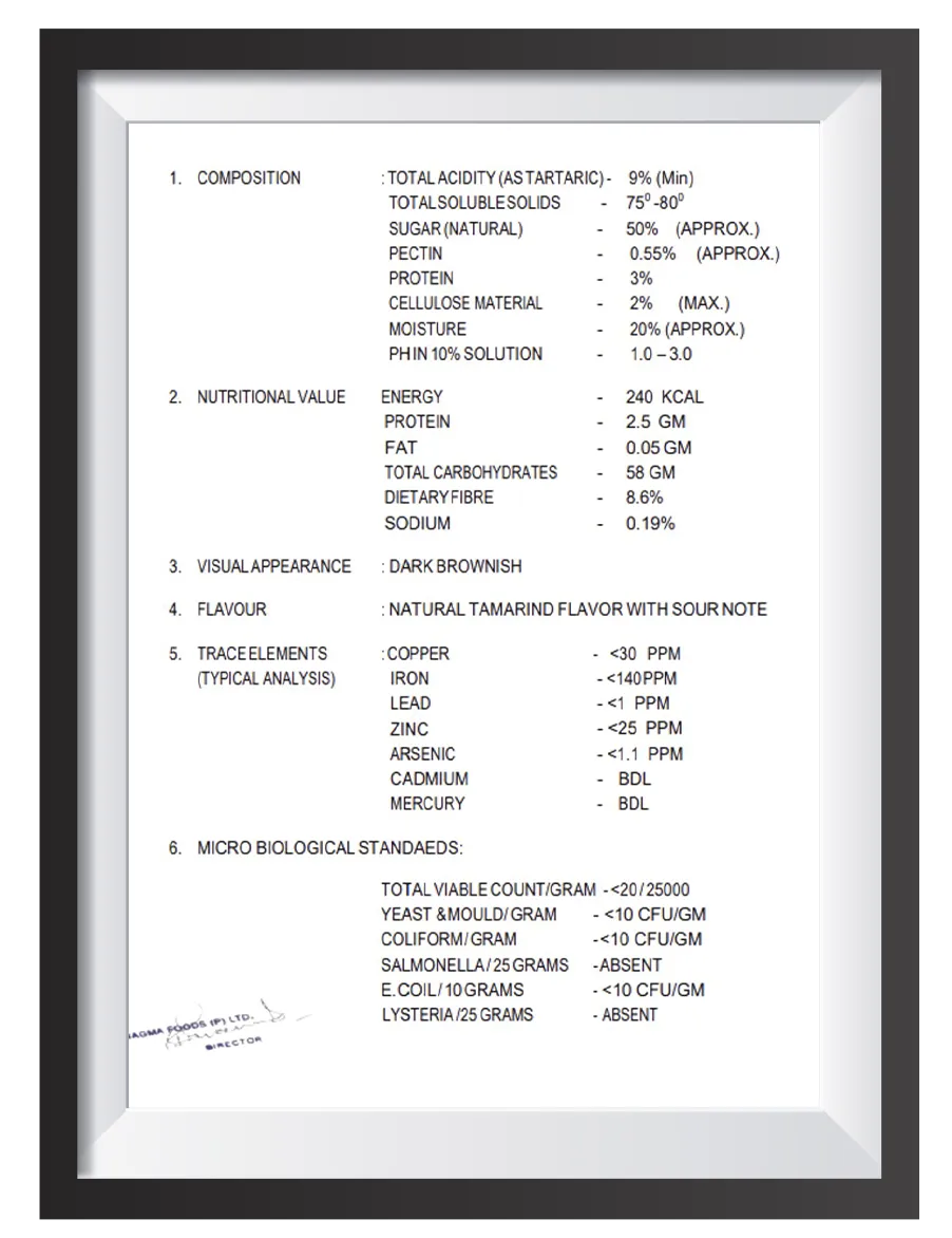Specification Details